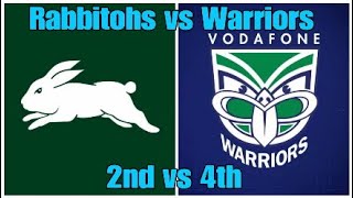 PF1 Rabbitohs vs Warriors2022 custom Season [upl. by Fern37]