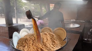 HUGE GOLDEN PILAF  500 kg Pilaf Every Day  Street Food [upl. by Anos]