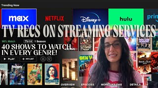 recommendations for each streaming service  tv edition [upl. by Arok]