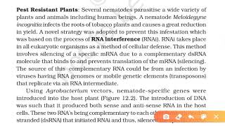 RNA Interference  RNAi  RNA Silencing  Class 12 Biology  Biotechnology [upl. by Aramak]