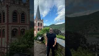 Bacharach Germany  MountainsOld Castles Tourist spotstravel rhineriver germany europe [upl. by Oninrutas]