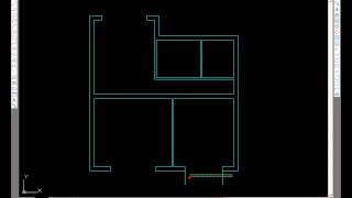 AutoCAD How to draw a basic architectural floor plan [upl. by Yor805]