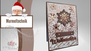 Murmeltechnik  Embossing in Kupfer  Produkte von Stampin´UP [upl. by Kirstin]