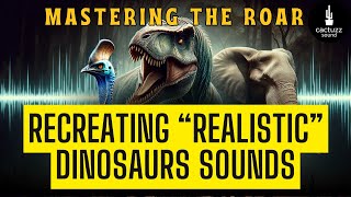 Recreating Realistic DINOSAURS SOUNDS [upl. by Adrian]