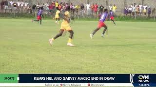 Kemps Hill and Gravey Maceo End in Draw  Sports October 29 2024  CVMTVNews [upl. by Melony]