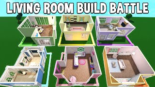 20min LIVING ROOM Build Battle in BLOXBURG [upl. by Eelanej]