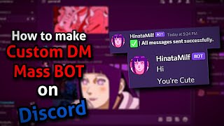 How to make Custom DM Mass Bot in Discord  No Coding Require  Replit [upl. by Nancy]