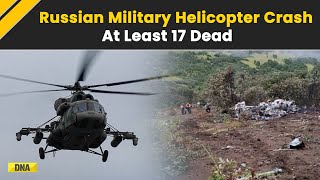 At Least 17 Bodies Found After Mi8 Helicopter With 22 Onboard Crashes Russia [upl. by Kroo515]