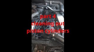 sprinter van cleaning out piston cylinders [upl. by Rabi997]