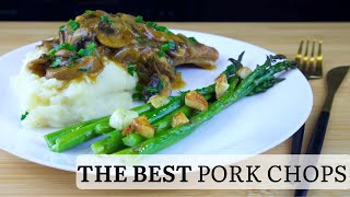 The Best BoneIn Pork Chops Ever 20 Minutes Dinner Recipe [upl. by Hy777]