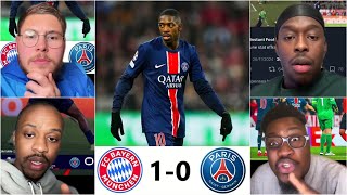 LES RÉACTIONS APRÈS LA DEFAITE 10 DU PSG FACE AU BAYERN [upl. by Schlessinger]