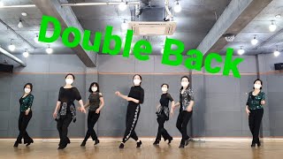 Double Back line dance Intermediate DemoampCount [upl. by Wulf]