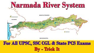 Narmada River System  UPSC SSC CGL [upl. by Neellok424]