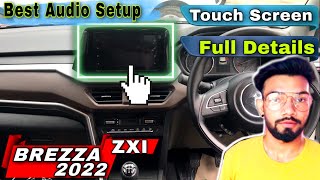 Brezza 2022 ZXI Infotainment System Features and Setting [upl. by Anod]