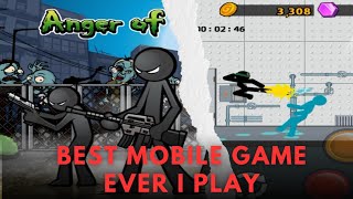 For fun I play a mobile game🤩anger of stick5gameplay video [upl. by Nomled748]