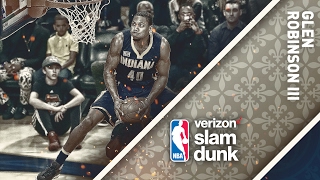 Glenn Robinson III Wins the 2017 Verizon Slam Dunk Contest  021817 [upl. by Yann]