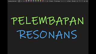 Fizik Tingkatan 5 Bab 1 KBSM Pelembapan dan Resonans [upl. by Dlabihcra233]