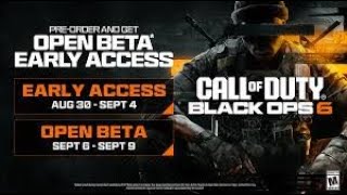 🔴 NEW LIVE 🔴 BLACK OPS 6 OPEN BETA MULTIPLAYER GAMEPLAY ON PS5 🔴 DAY 1 🔴 [upl. by Ykroc190]