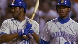 Griffeys hit backtoback home runs in 1990 [upl. by Ativoj]