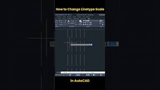 How to Change Linetype Scale in AutoCAD autocad shorts [upl. by Weatherley360]