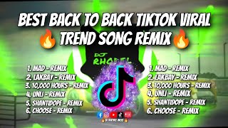 🔥 BEST NONSTOP BACK TO BACK TIKTOK VIRAL TREND SONG REMIX DJ RHODEL BASS 2K242K25 🔥 [upl. by Neltiak]