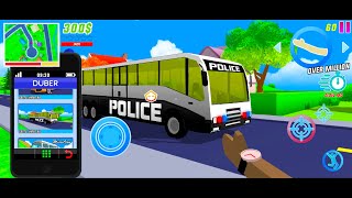 Choose Police Skin 🚓 in Dude Theft Wars [upl. by Oigres]