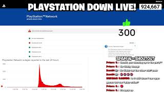 🔴 PLAYSTATION NETWORK DOWN LIVE How To Fix PlayStation Servers Not Working PSN ERROR [upl. by Itnuahsa752]