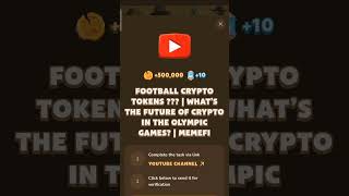 Football Crypto Tokens  Memefi [upl. by Jez520]