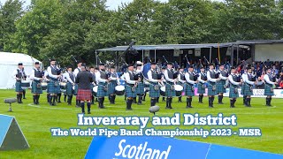 Inveraray amp District  MSR  The World Finals 2023 [upl. by Adamik46]