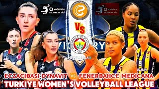 ECZACIBASI DYNAVIT 🆚 FENERBAHCE MEDICANA TURKIYE WOMENS VOLLEYBALL 2024 [upl. by Hedve]