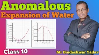 Anomalous Expansion of water  Class 10 Chapter 9  Mr Bindeshwar Yadav [upl. by Maribelle799]