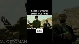 The Fall of Ottoman Empire 1908  1922 Before amp After [upl. by Anej364]