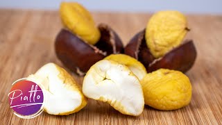 How to Peel Chestnuts Easily Quickly Safely [upl. by Kyl145]