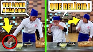 OS MOMENTOS MAIS ENGRAÇADOS DO MASTERCHEF PRA RIR MUITO 2 [upl. by Itnaihc]