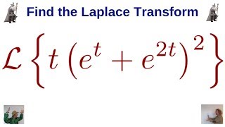 Laplace Transform of tet  e2t2 using the Shifting TheoremFirst Translation Theorem [upl. by Reamy]