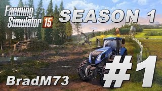 Farming Simulator 15  Season 1  Episode 1  Exploring Bjornholm [upl. by Kwabena361]