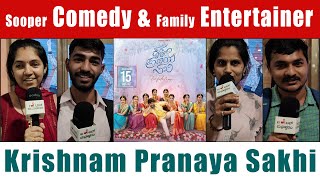 Krishnam Pranaya Sakhi Public Review I ಕೃಷ್ಣಂ ಪ್ರಣಯ ಸಖಿ Golden Star Ganesh amp Malvika Nair [upl. by Kina]