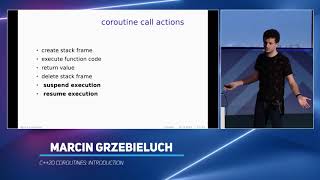 C20 Coroutines Introduction  Marcin Grzebieluch  codedive 2019 [upl. by Erbua]