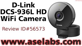 DLink DCS936L HD WiFi Camera Review  ASE Labs [upl. by Mariya]