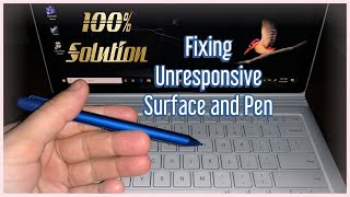 What to Do If Your Surface Pen is Not Working or Responding  100 Solution [upl. by Eelynnhoj]