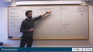 Matematik 5 BINOMIALSATSEN samt Pascals triangel och Pascals formel [upl. by Jordison]