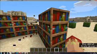 Comment faire une table denchantement une enclume et une meule dans minecraft TUTO CRAFT [upl. by Hillier]