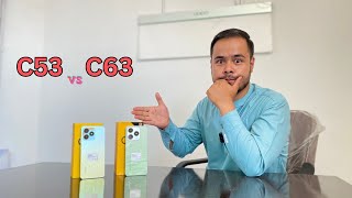 Realme C53 VS Realme C63 Comparison  Detailed Comparison of Realme C63 and C53 [upl. by Nawor]