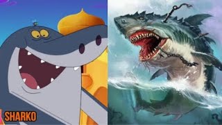 Zig And Sharko Characters As MONSTERS [upl. by Lindahl347]