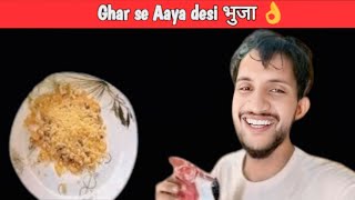 Daily vlog 🤩 Ghar se aaya Desi Bhuja 😍SahilMultiVlog0586 [upl. by Ashely]