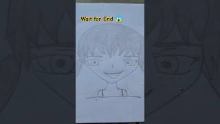 How to Draw Anime Characters Easy StepbyStep Tutorial😱shorts trending anime [upl. by Leva]