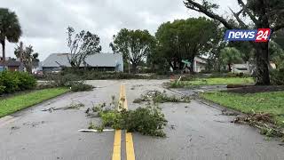 Uragani Milton zbarkon në Florida raportohet per viktima ne St Lucie [upl. by Wainwright]