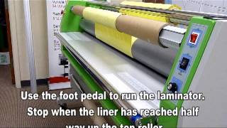 How to put film on a laminator [upl. by Colline617]