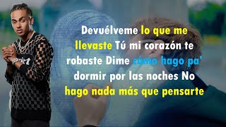 Devuelveme  Ozuna LETRA [upl. by Campney312]