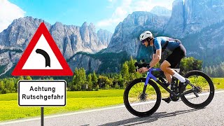 VOLLGAS auf der Sellaronda Dolomiten Beste Rennrad Runde [upl. by Lathan]